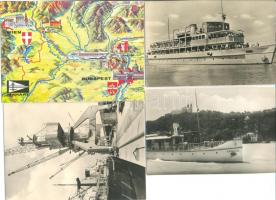 70 db modern, hajókat ábrázoló motívumlap