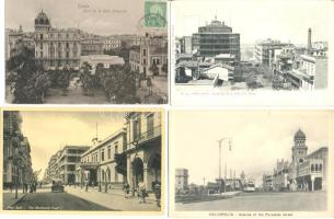 1900-1930 Egyiptom-Afrika - 52 db jó állapotú, régi városképes lap