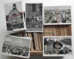 Tartalmas háború előtti magyar városképes gyűjtemény kb. 1000 lappal. Kb. 60-féle, sok többletpéldánnyal, nagyon jó állapotban