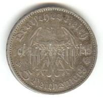 Német 3. Birodalom 1935D 5M Ag "Garnisonkirche" T:3 German Third Reich 1935D 5 Mark Ag "Garnisonkirche" C:F