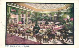 London, Waldorf Hotel, Palm Court, interior