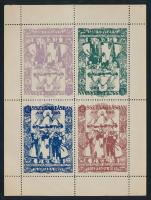 1915 Országos Központi Hitelintézet naptára levélzáró teljes ív