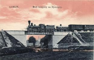 Lublin railway bridge, locomotive