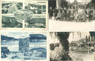 88 db régi Balaton képeslap, főleg 30-as, 40-es évek