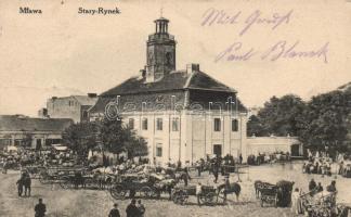 Mlawa old town square, market