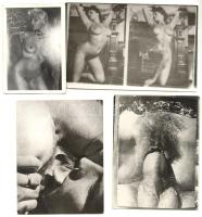 cca 1960 4 db erotikus és pornó fotó / Erotic and pornographic photos 12x9 cm