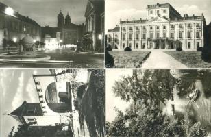 104 db modern városképes lap, főként fekete-fehérek, magyarországi városokról