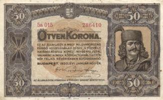 1920. 50K "Orell Füssli Zürich" T:I- hajtatlan, de apró foltos