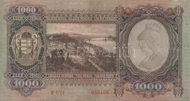 1943. 1000P (2x) egymásutáni sorszámmal T:II,II-