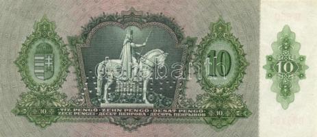 1936. 10P sorszámozott hamis "MINTA" perforációval T:I
