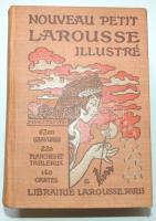 Kis Larousse lexikon kb 6000 metszettel, fényképekkel és térképpel, Illusztrált egészvászon kötésben szép állapotban francia nyelven, kissé laza kötés, egy helyen hiba / Nouveau Petit :Larousse illustré. Paris 1925 1665 p.