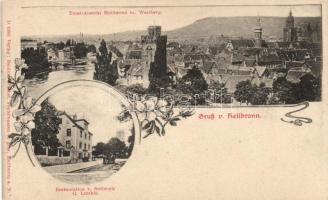Heilbronn with the restaurant of Luithle