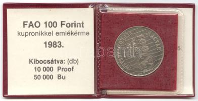 1983. 100Ft "FAO" T:BU Eredeti tokban, tanúsítvánnyal!
