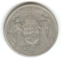 1930. 5P Ag "Horthy jobbra" T:3