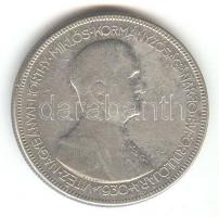 1930. 5P Ag "Horthy jobbra" T:3