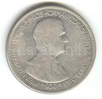 1930. 5P Ag "Horthy jobbra" T:3
