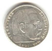 Német 3. Birodalom 1939A 2M Ag "Hindenburg" T:2
German Third Reich 1939A 2 Marks Ag "...