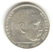 Német 3. Birodalom 1937A 2M Ag "Hindenburg" T:2
German Third Reich 1937A 2 Marks Ag "...