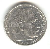 Német 3. Birodalom 1939A 5M Ag "Hindenburg" T:2 ph.
German Third Reich 1939A 5 Marks Ag &q...