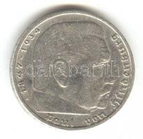 Német 3. Birodalom 1936A 5M Ag "Hindenburg" T:2-
German Third Reich 1936A 5 Marks Ag &quot...