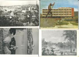 134 db modern városképes lap magyarországi városokról