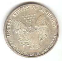 Amerikai Egyesült Államok 1990. 1$ Ag 1oz. "Liberty" T:2 USA 1990. 1 Dollar Ag "Liberty" 1oz. C:XF