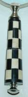 Csont berakásos nyelű nagyító hibátlan állapotban/
magnifying glass with ivory inlaid handle  24 cm ...