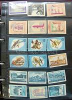 360 db magyar és kelet európai gyufacímke berakóba rendezve