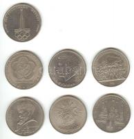 Szovjetunió 1977-1991. 1R (7x) klf emlékverete T:2,2-
Soviet Union 1977-1991. 1 Rouble (7x) various ...