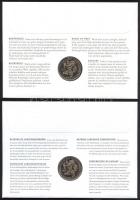 Hollandia 1995. Ecu "Ragadozó madarak" + 1997. "Tájvédelem" 2db érmés boríték al...