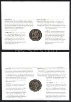 Hollandia 1995. Ecu "Mauritius" + "Ragadozó madarak" 2db érmés boríték alkalmi b...