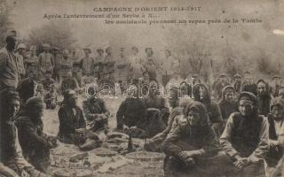 Folklore, the eastern region, meal after the funeral (EK)