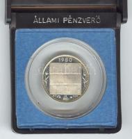 1980. "Naptár" Ag(835) emlékérem 5,5g T:PP ÁPV tokban