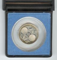 1980. "Naptár" Ag(835) emlékérem 5,5g T:PP ÁPV tokban