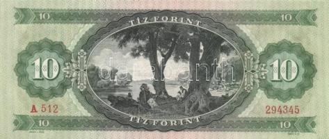 1962. 10Ft (2x) egymás utáni sorszámmal T:II