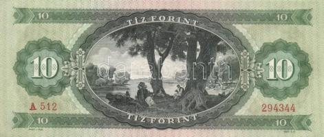 1962. 10Ft (2x) egymás utáni sorszámmal T:II