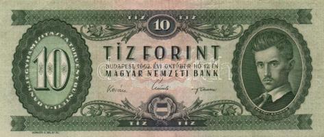 1957. 10Ft (2x) + 1960. 10Ft (2x) + 1962. 10Ft (2x) T:II,II-