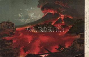 Naples Vesuvio litho (EB)