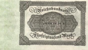Német Birodalom /Weimari Köztársaság 1922. 5000M + 50.000M cégnyomat T:I
Germany/Weimar Republic 192...