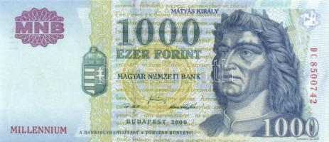 2000. 1000Ft "Millennium" T:I