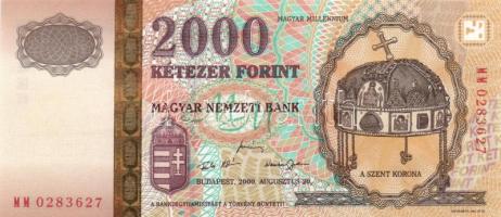 2000. 2000Ft "Millennium" T:I
