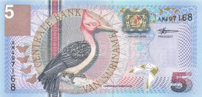 Szurinam 2000. 5G + 10G + 25G T:I Suriname 2000. 5 Gulden + 10 Gulden + 25 Gulden C:Unc