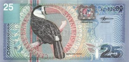 Szurinam 2000. 5G + 10G + 25G T:I
Suriname 2000. 5 Gulden + 10 Gulden + 25 Gulden C:Unc