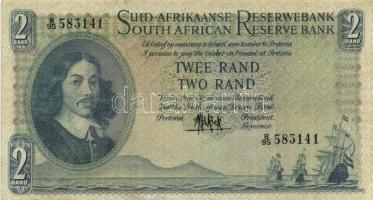 Dél-Afrika 1961. 2R aláírás 3. T:II- South Africa 1961. 2 Rand sign. 3. C:VF