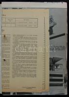 cca. 1980 12 db. Autó témájú nyomtatványok angol, német és magyar nyelven