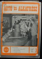 cca. 1980 12 db. Autó témájú nyomtatványok angol, német és magyar nyelven