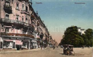 Opole Zimmer street, shop of Paul Walter