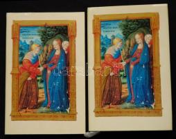 Horae Beatae Mariae Virginis/ I-II. Magyar Helikon-Corvina,1976. Reprint és  tanulmány az egri Főházmegyei Könyvtárban őrzött kódex hasonmás kiadásához