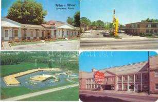 130 db színes, modern USA képeslap, ebből 40 db használatlan