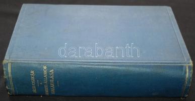Társadalomtudományi Könyvtár Új sorozat-Jászi Oszkár: Nemzetállamok kialakulása. Budapest ,1912. Vászon kötésben, a kötés kissé elvált.